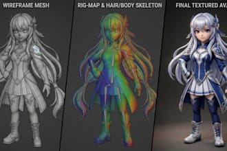 model fix and rig 3d second life avatar bento bone animesh avatar physbone bento