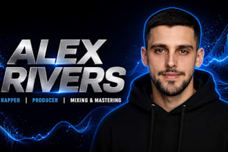 be your male rapper, producer, and mixing engineer for rap or trap
