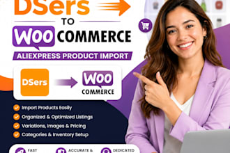 import dsers and aliexpress products into your woocommerce store