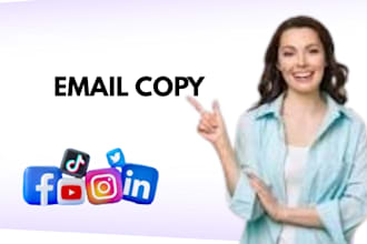 write your email marketing copywriting email campaign copy