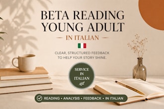be your friendly italian ya beta reader