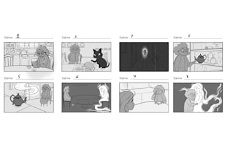 create a storyboard for short films