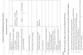 provide service of incorporation with drafting and consulting and for inc20a