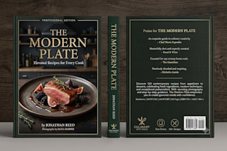 design you a unique and creative book cover