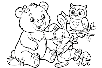 draw anything for coloring book
