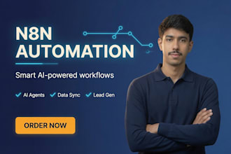 build n8n ai automation workflow ai agent custom ai solution