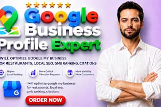 optimize your gmb, google my business and local SEO for restaurants