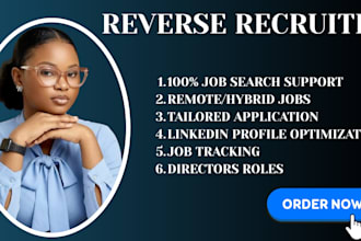 be your reverse recruiter, job application assistant, search and apply for jobs