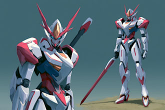 make a mecha robot gundam
