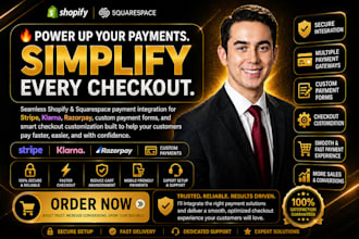 do shopify,squarespacestripe,payment form,klarna payment,customization,razorpay