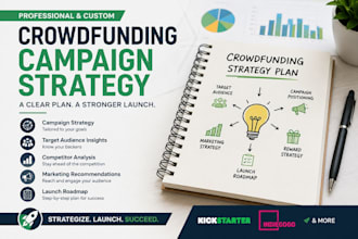 create a crowdfunding campaign strategy for your project