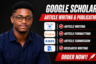 write and publish research article in google scholar, scopus writing, ieee