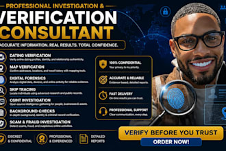 online investigation osint reaserch , background check and identity