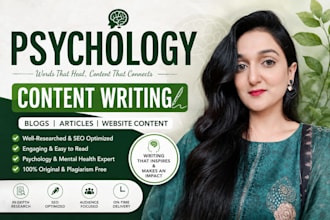 write psychology, mental health and wellness content