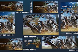 do steam capsule art steam game banner steam cover art store page game art