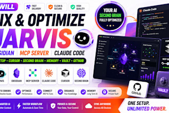 fix jarvis obsidian mcp server claude code desktop buzz ai second brain memory