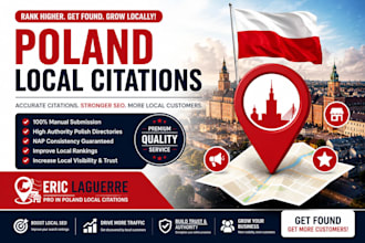 build 50 poland local citations for local seo ranking