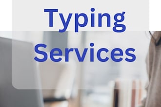 do fast and accurate urdu english typing and data entry