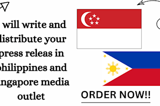 write and distribute your press releas in philippines and singapore media outlet