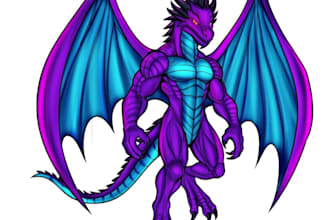 create aaa quality fantasy creature concept art for games
