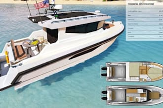 design aluminum, steel and fiberglass boat manufacturing drawings