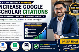 increase google scholar citation, backdated citation h index using researchgate