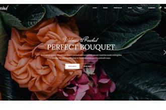 build squarespace florist website flower shop ecommerce delivery website