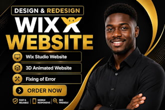help build wix website, redesign wix website, wix online store, booking