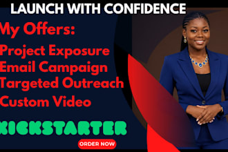 promote your kickstarter campaign to potential backers