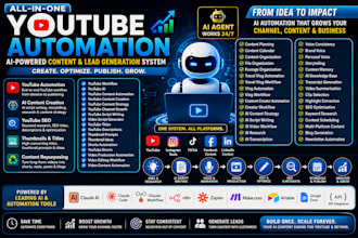 website animation multi platform integration youtube automation higgsfield mcp