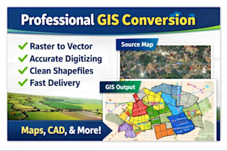 create a shape file, georeferencing of raster maps and digitization in gis