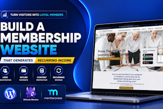 build wordpress ultimate member memberpress membership website