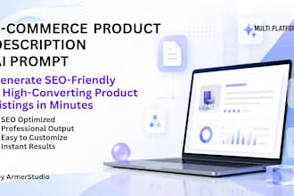 write SEO optimized e commerce product descriptions using chatgpt ai