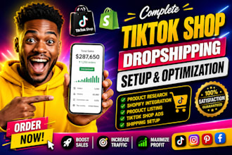 setup tik tok shop promote shopify tiktok shop dropshipping or tiktok shop ads