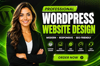 build wordpress website design or wordpress website development
