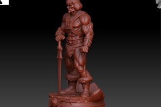 sculpt custom 3d printable miniatures, busts, and figurines from your image