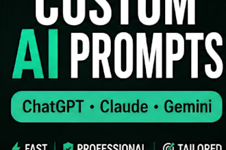 create custom ai prompts for any purpose