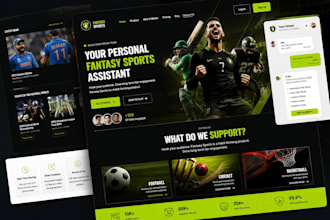 develop a fantasy sport website or league management websites