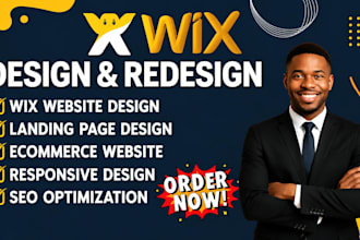 design, redesign wix website, wix website design for business