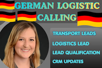 call transport logistics leads in germany for appointment cold calling in german