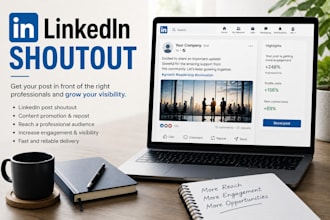 share, repost and promote your linkedin post for more reach and engagement