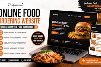create your restaurant website with online food ordering and reservation system