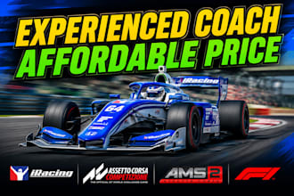 be your sim racing coach for iracing and assetto corsa