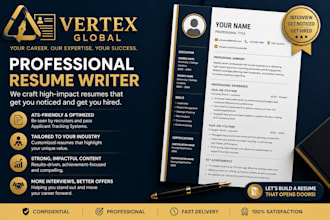 write your resume, CV, cover letter, linkedin