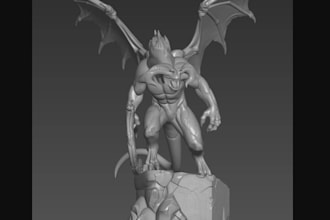 photo to 3d stl,ttg stylized miniature,animal figurine,resin statue,fdm printing