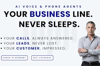 build custom ai voice agents for phone calls and website