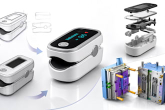 medical device design fusion360 cad household product mold design, casing design