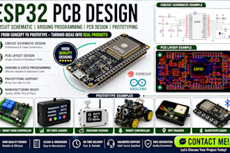 esp32 pcb design circuit schematic arduino programming pcb design prototyping