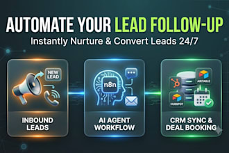 build ai lead generation and follow up automation workflow