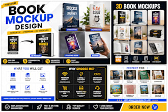 3d book cover mockup website mockup app mockup ebook mockup esty mockups